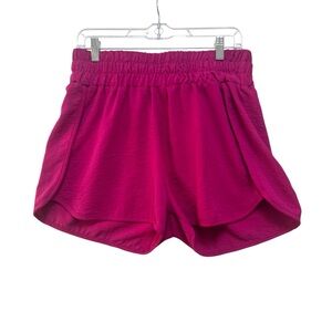 Texas True Treads Athletic Shorts Hot Pink Purple Workout Hiking Gym Womens Sz M